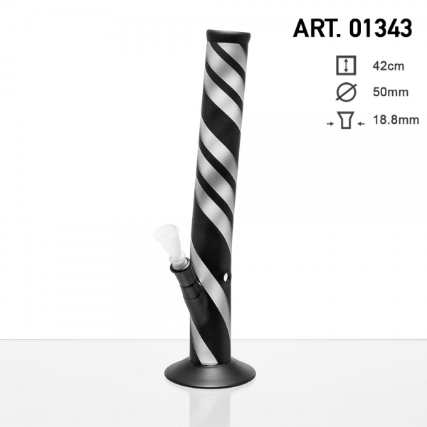 Glas Bong Black Sand 43cm